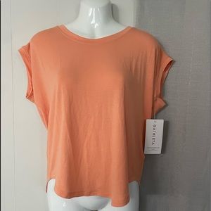 nwt athleta cloudlight stratus tee (s)